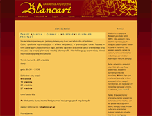 Tablet Screenshot of blancari.pl